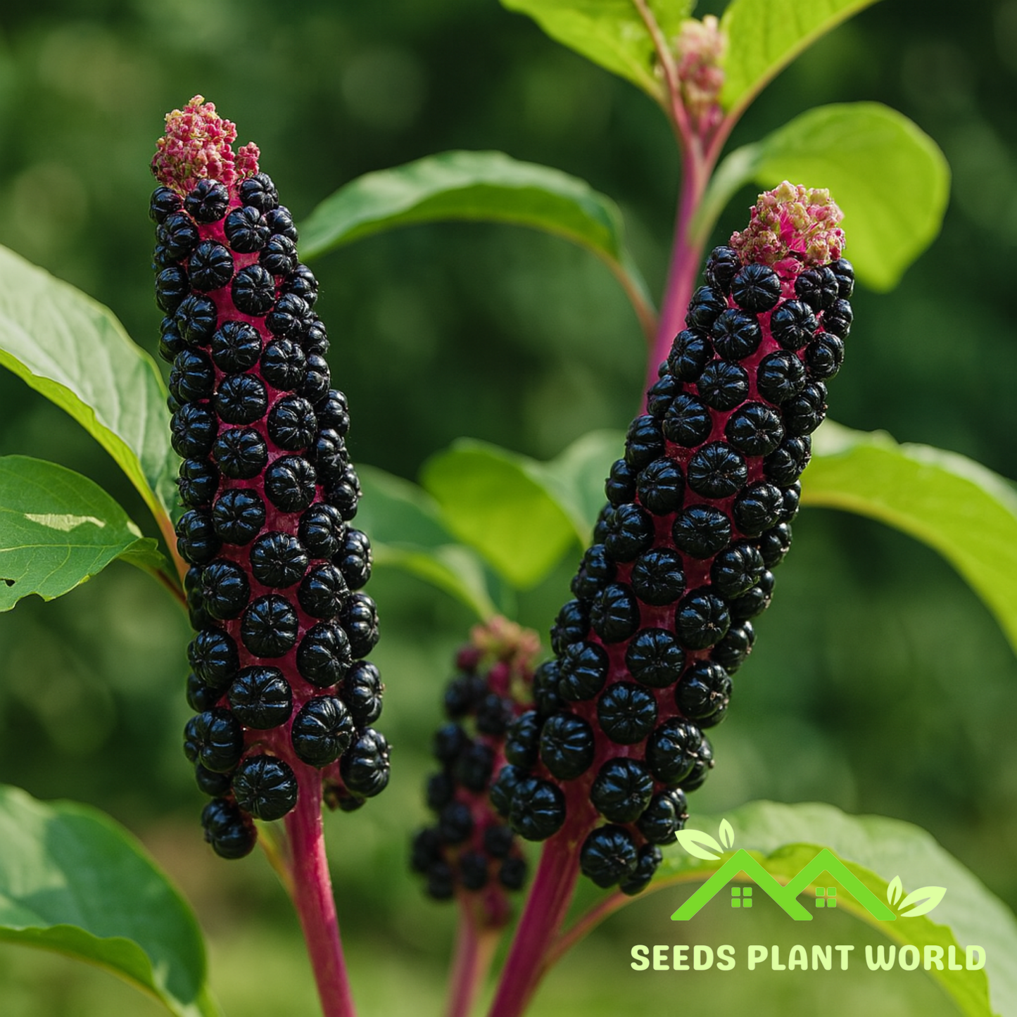 5 Phytolacca Acinosa Seeds – Indian Pokeweed Ornamental Garden Seeds