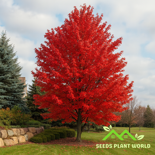 10 Acer x Freemanii Autumn Blaze Seeds – Hybrid Red Maple Tree Seeds
