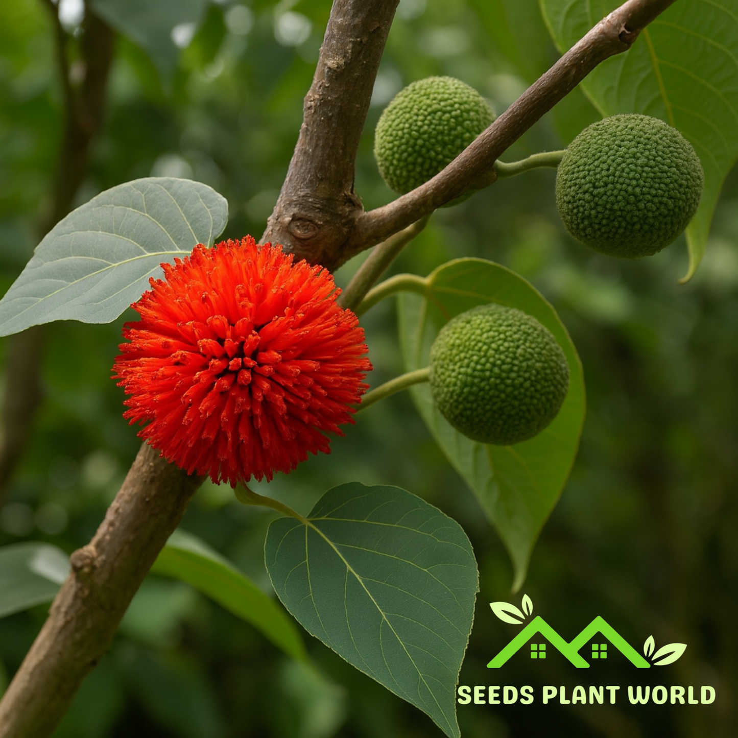 5 Broussonetia Papyrifera Seeds – Rare Paper Mulberry Fruit Tree