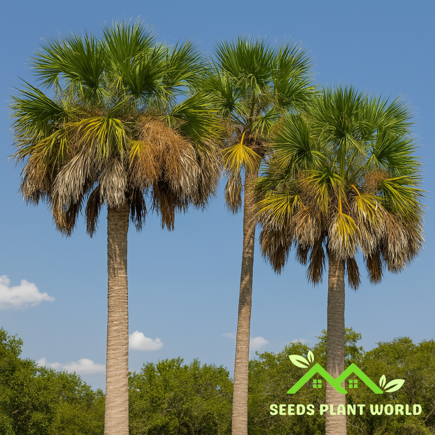 5 Sabal Palmetto Cold Hardy Cabbage Palmetto Seeds For Planting