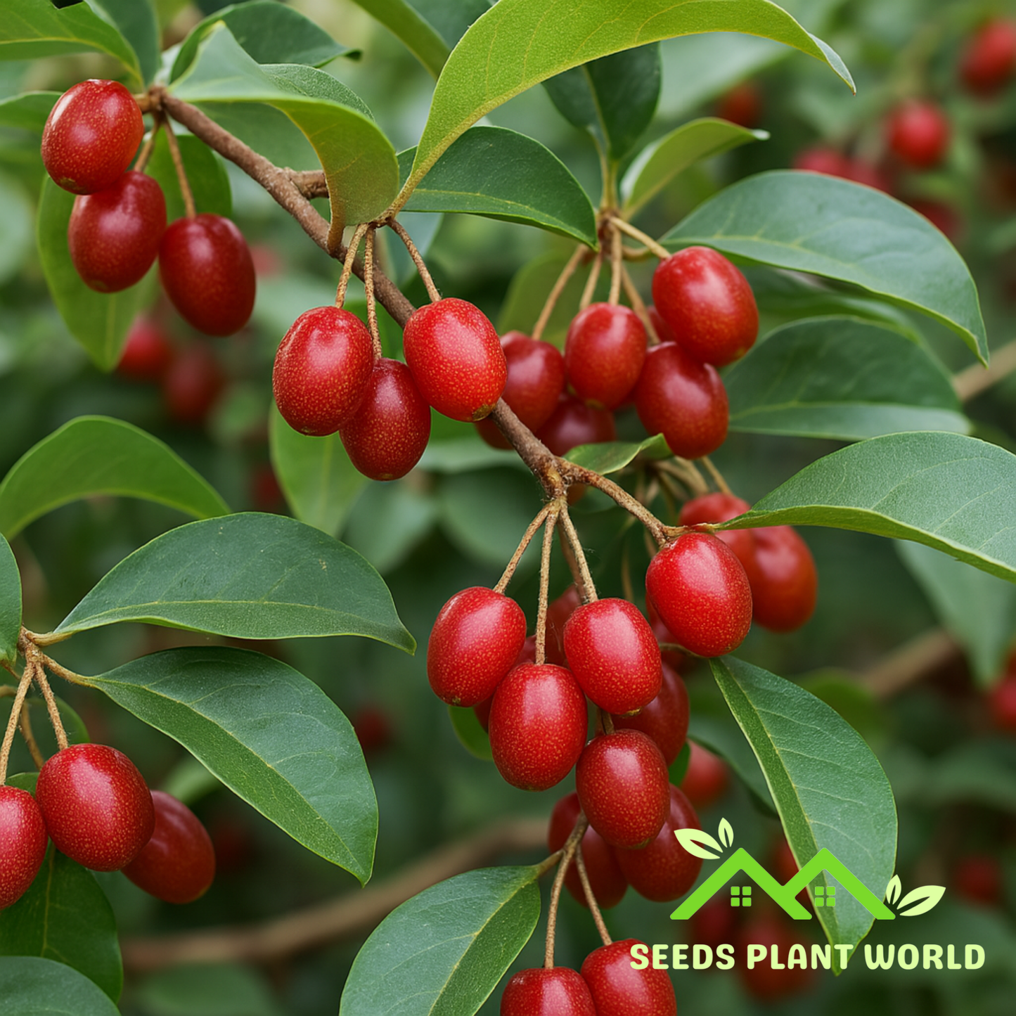 5 Elaeagnus Multiflora Goumi Berry Fruit Seeds For Planting