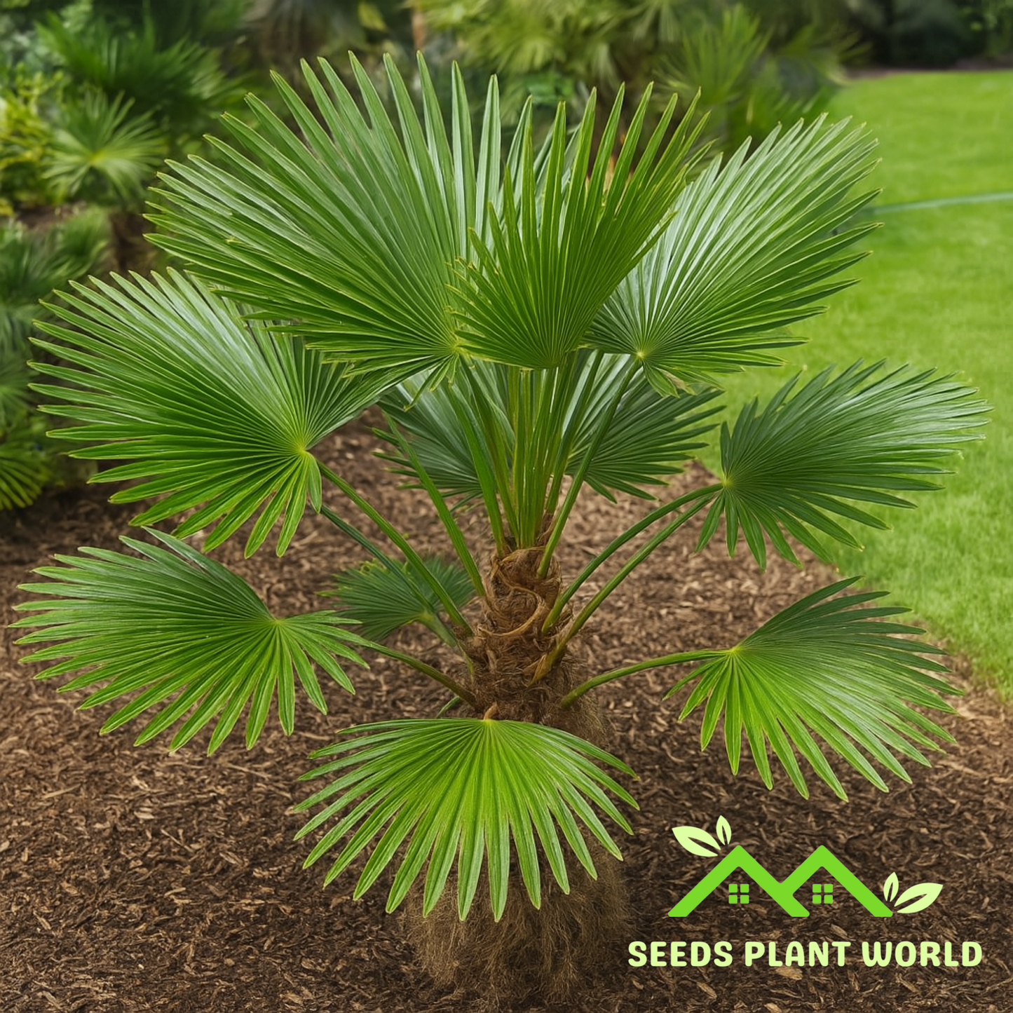 5 Trachycarpus Wagnerianus Waggie Windmill Palm Hardy Seeds For Planting