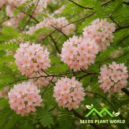 5 Cassia Grandis Seeds – Rare Pink Shower Tree with Light Pink Blossoms