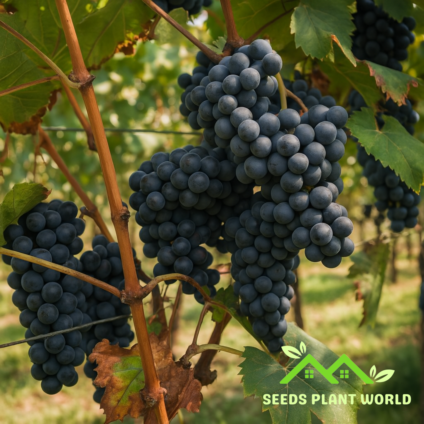 5 Merlot Wine Grape Seeds (Vitis Vinifera) – Premium Vineyard Fruit