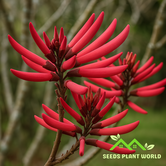 5 Erythrina Herbacea Coral Bean Seeds For Planting