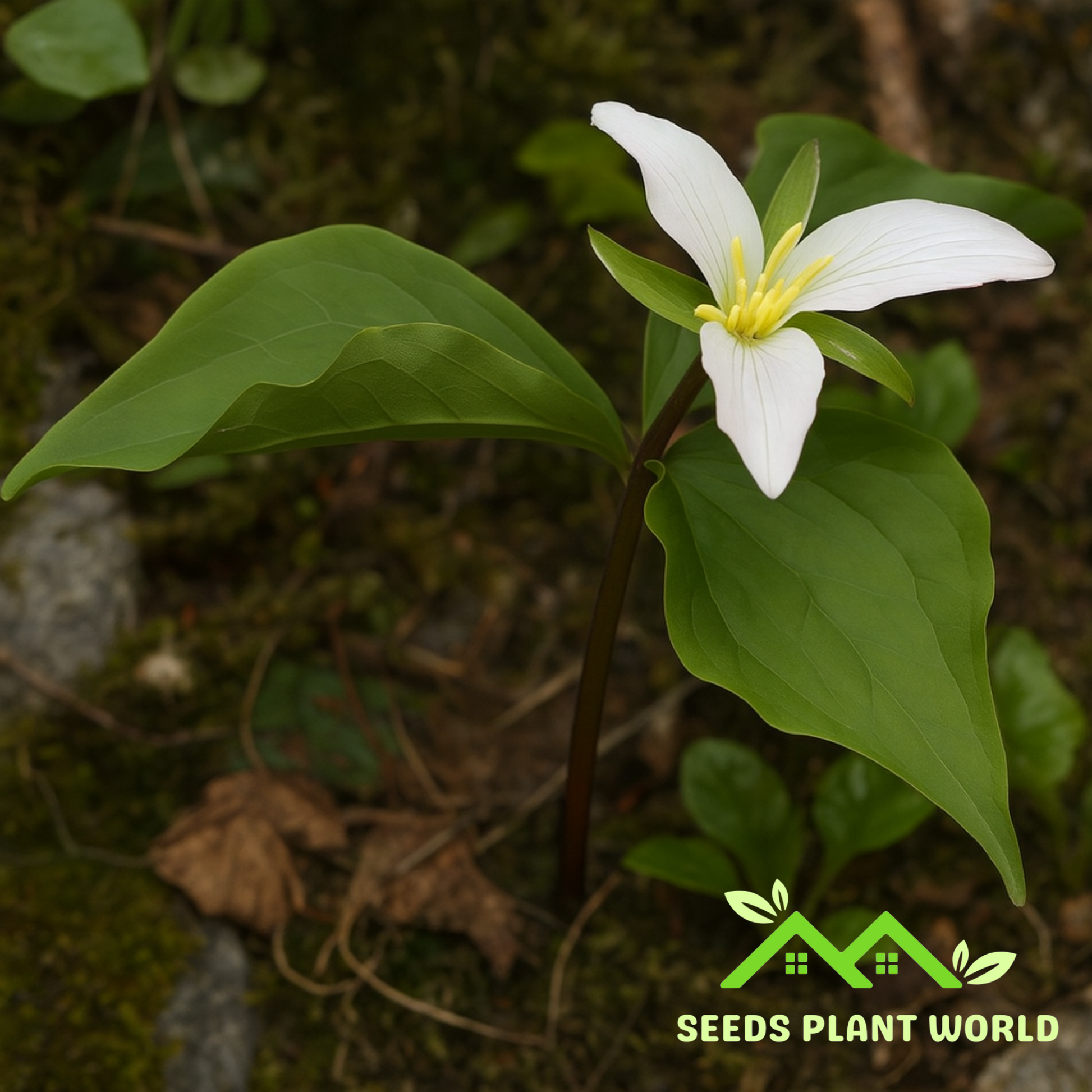 trillium flower seeds 5 Trillium Ovatum Western White Trillium Seeds For Planting