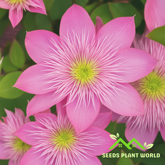 25 Blushing Bridesmaid Clematis Climbing Plumeria Perennial Seeds