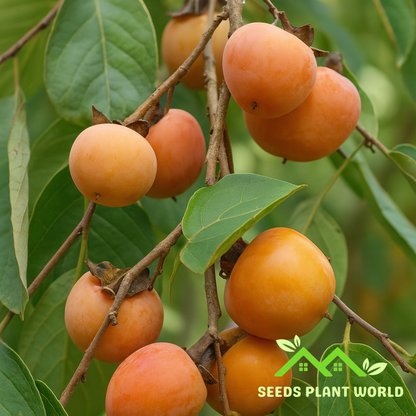 persimmon seeds for planting 5 Diospyros Virginiana Seeds – American Persimmon Fruit Tree – Seeds Plant World