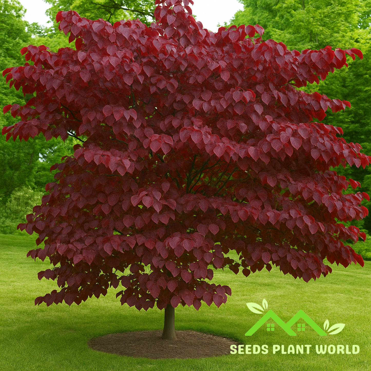 5 Cercis Canadensis Forest Pansy Red Leaved Eastern Redbud Tree Seeds For Planting