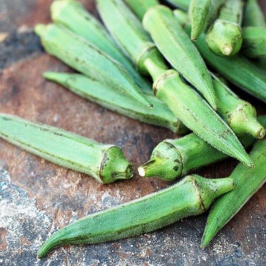 50 Ct Emerald Okra Garden NON-GMO Heirloom Vegetable Seeds | www.seedsplantworld.com