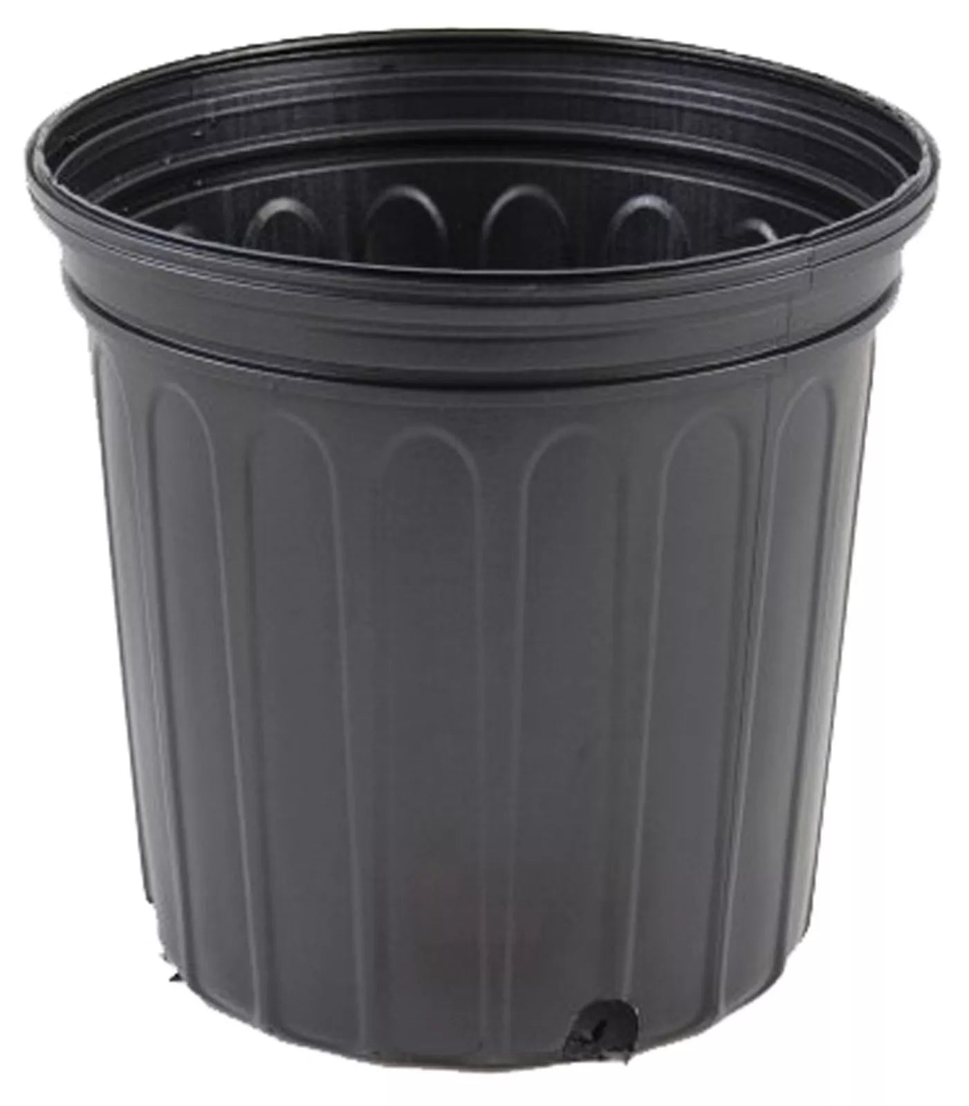 1 Gallon Trade Nursery Pots Black Plastic Growing Containers For Plants (25 Pcs) | www.seedsplantworld.com