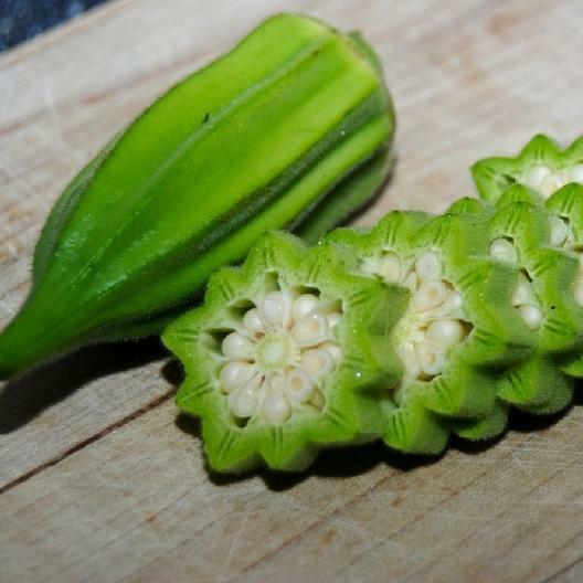 25 Okra "Star Of David" Old Fashioned Big Okra Heirloom Vegetable Seeds | www.seedsplantworld.com