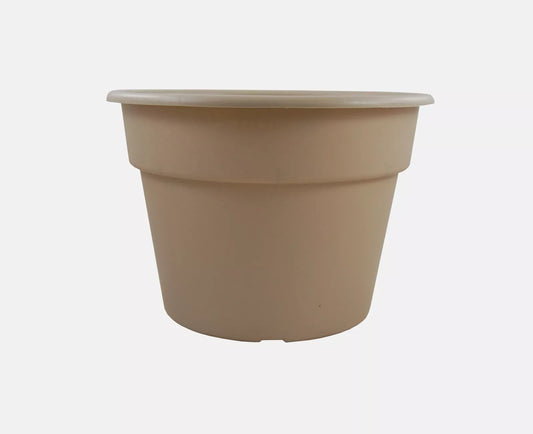 Terrapot Mocha 10 Inch Plastic Resin Flower Pots Garden Planters (10 Pcs) | www.seedsplantworld.com