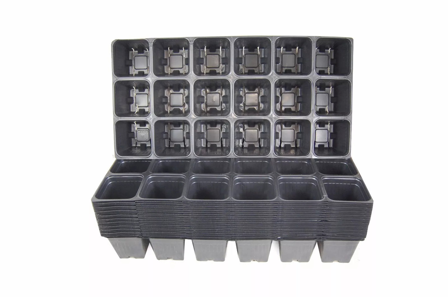 18 Cell Deep Insert Seed Starting Tray 1801 Large Growing Flats (12 Pcs) | www.seedsplantworld.com