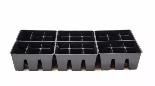 36 Cells 606 Jumbo Seed Starting Tray Inserts Flowers, Herbs, Gardens (50 Pcs)