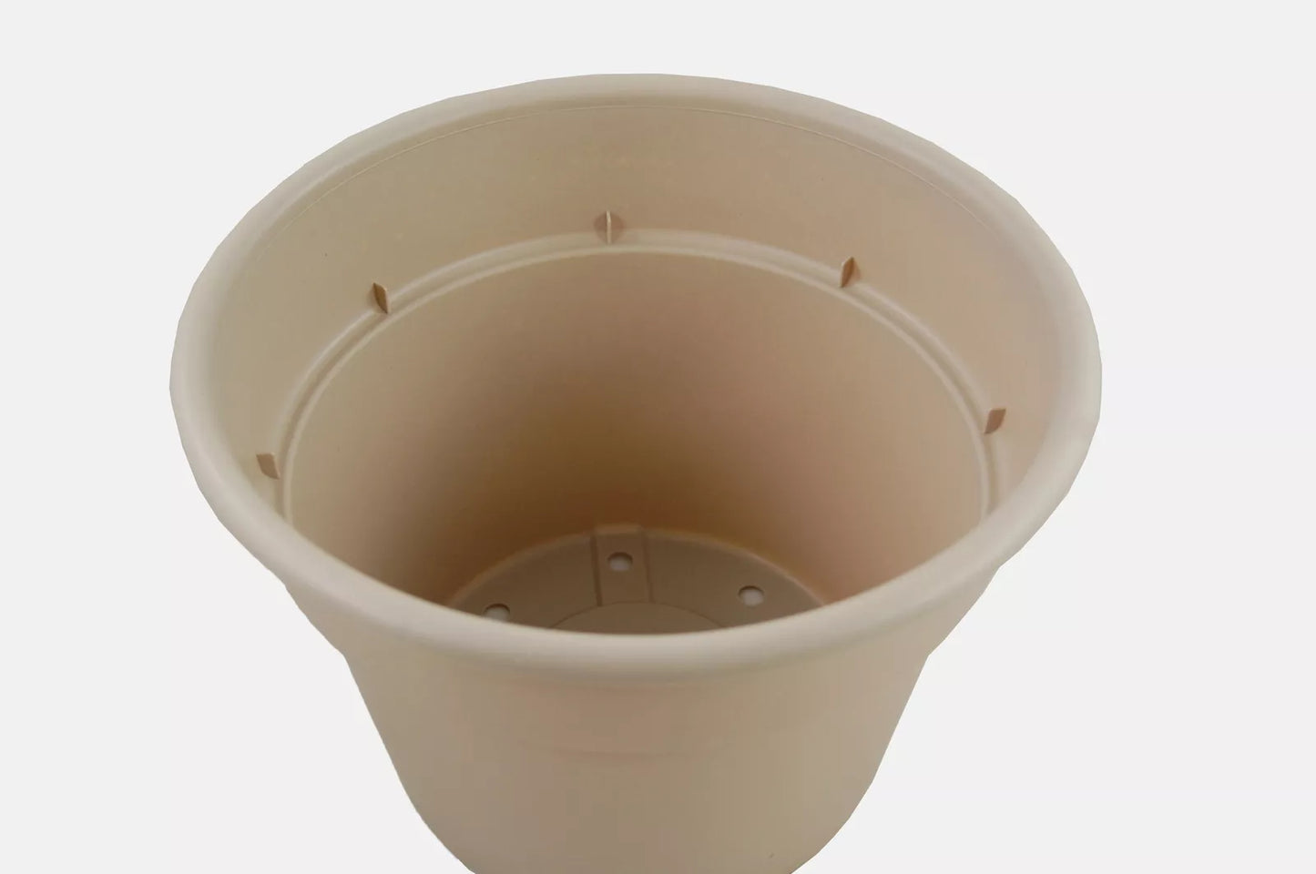 Terrapot Mocha 10 Inch Plastic Resin Flower Pots Garden Planters (20 Pcs) | www.seedsplantworld.com