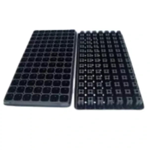 98 Cell Vented Plug Trays Case Black Seed Starting & Propagation (100 Pcs) | www.seedsplantworld.com