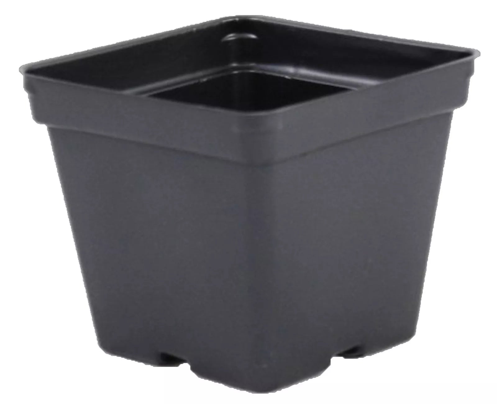 Square Pots 4.25" P107 Greenhouse Growing Vegetables, Flowers, Herbs (50 Pcs) | www.seedsplantworld.com