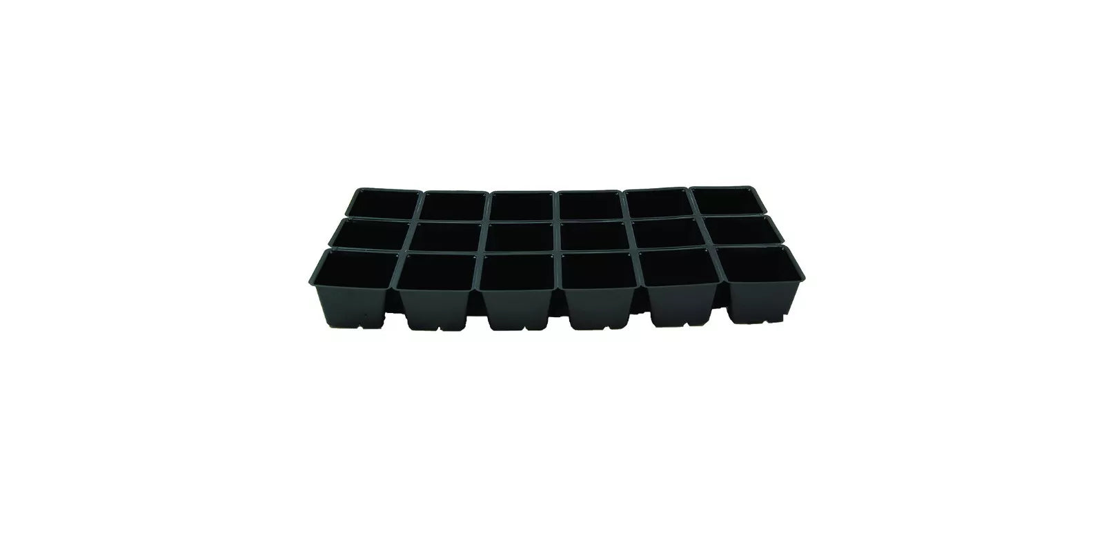 18 Cell Seed Starting Tray Inserts, 1801 Growing Flats For Flowers & Herbs (25 Pcs) | www.seedsplantworld.com