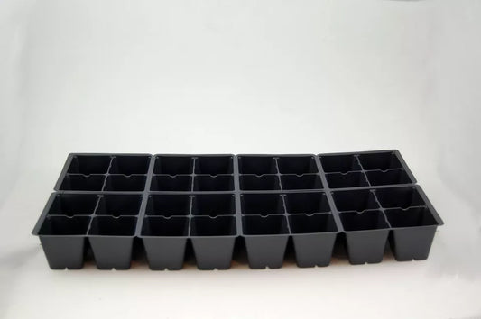 32 Cell Seed Starting Tray Inserts 804 Garden Flats For All Plants (25 Pcs)